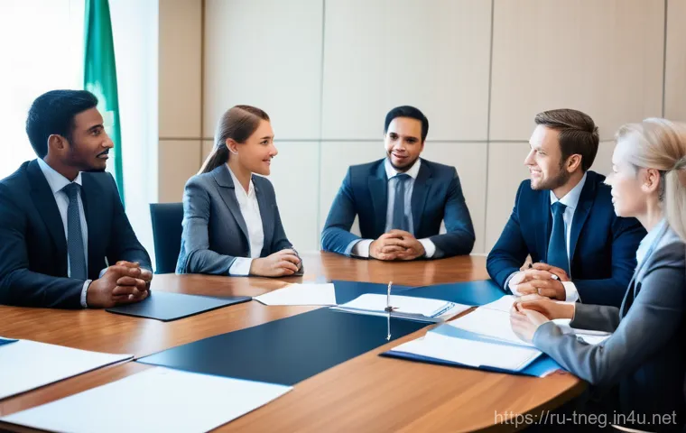 무역협상 실무자를 위한 체크리스트 - **Prompt 1: Strategic Pre-Negotiation Preparation**
    "A diverse team of business professionals (m...